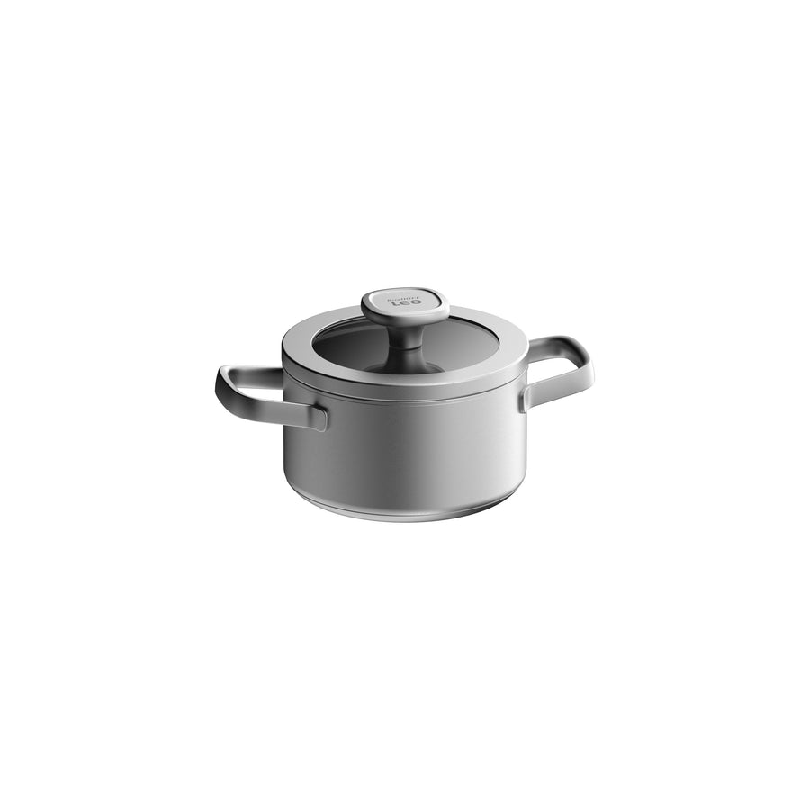 Graphite Stainless Steel Covered Casserole 16 cm