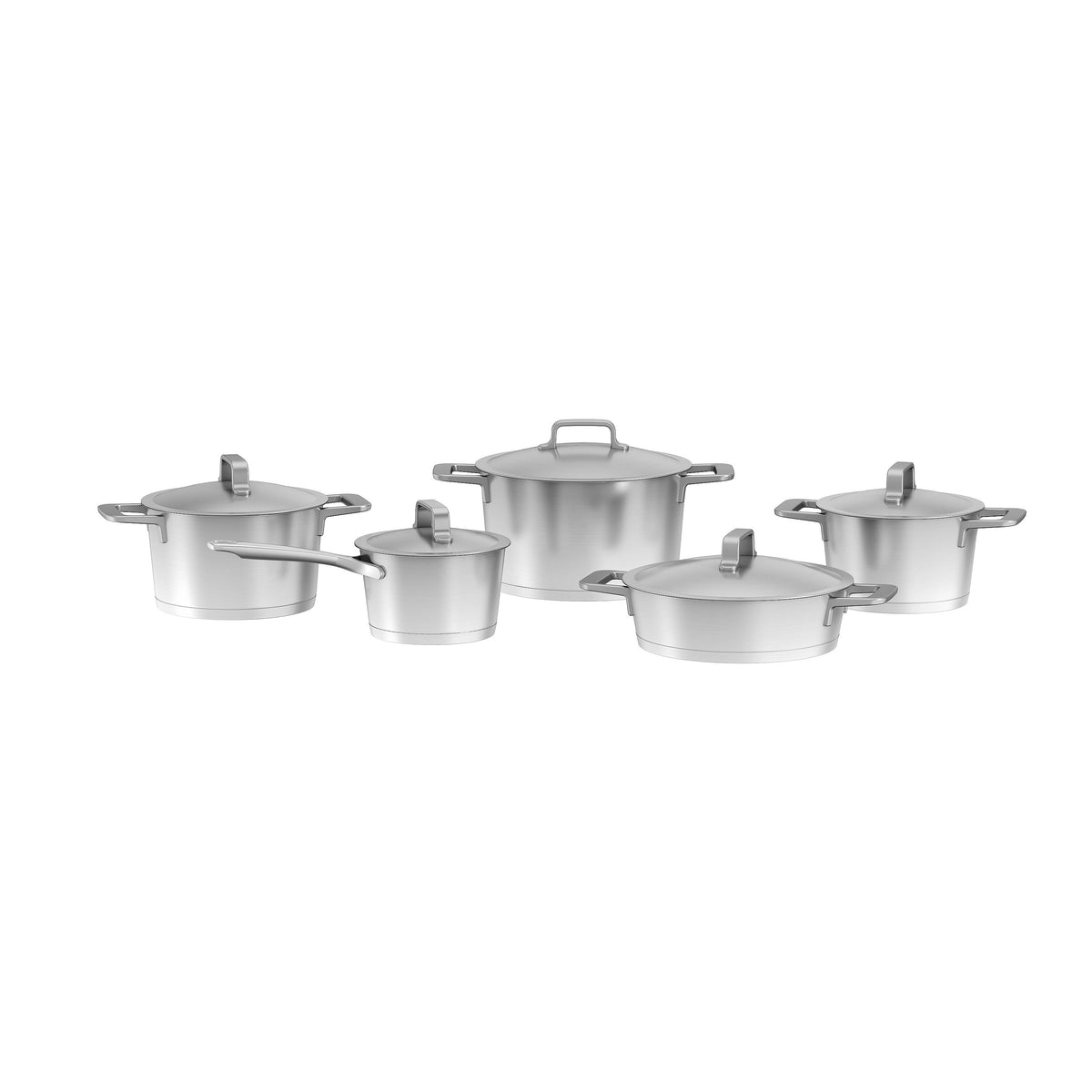 Meta 10-piece stainless steel cookware set