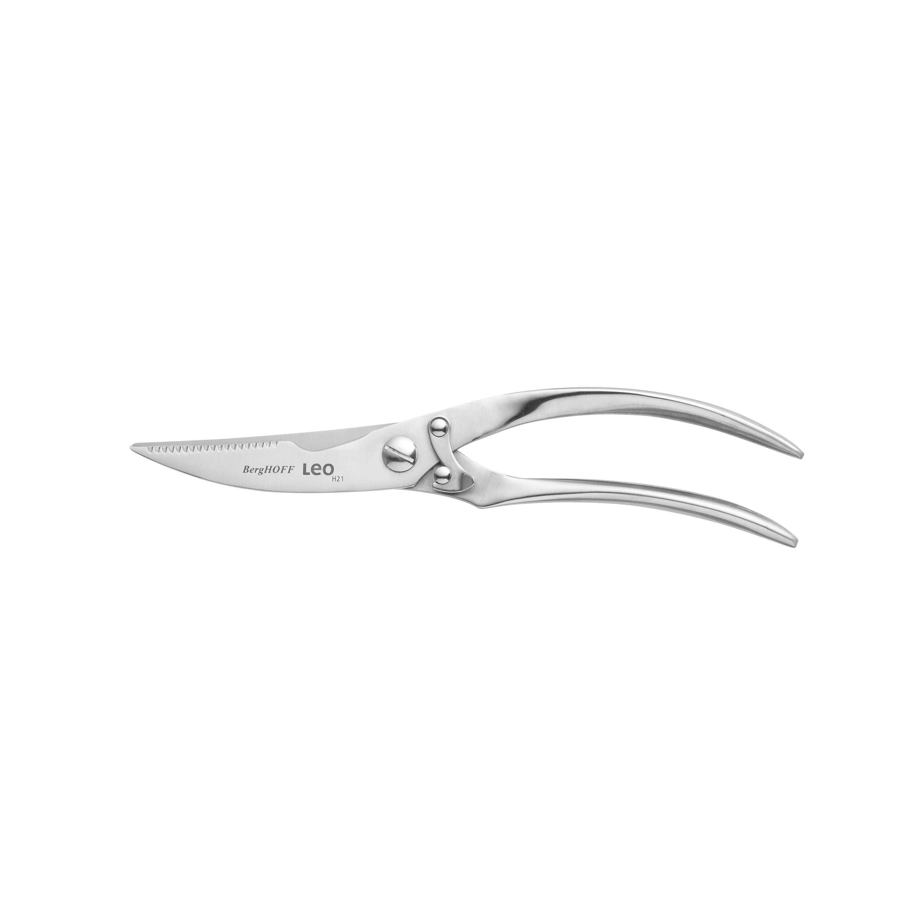 BergHOFF Poultry Shears - Legacy Series with Hollow Handle and Sharp Blades for Easy Portioning