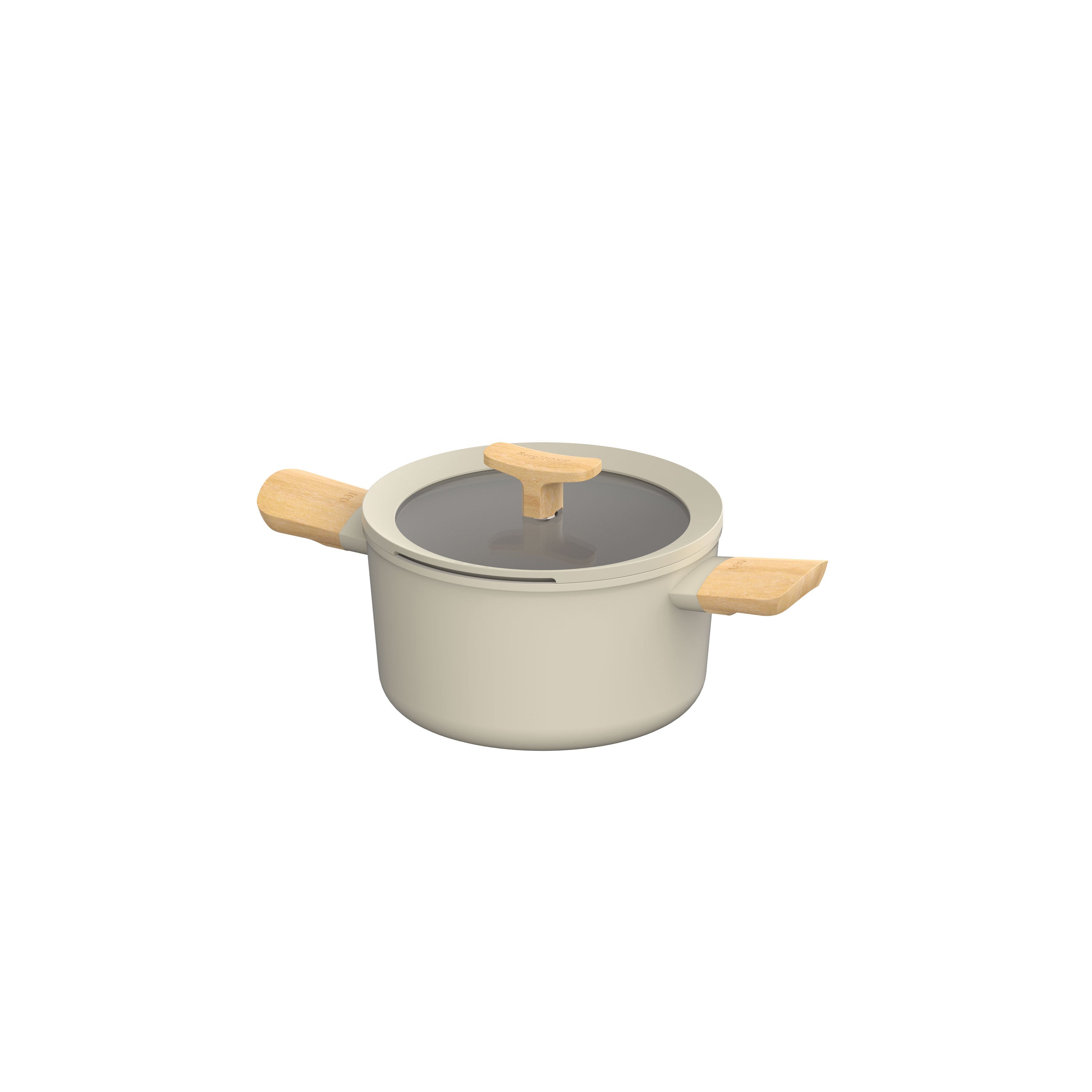 Balance Non-Stick Cookware Set, Cream