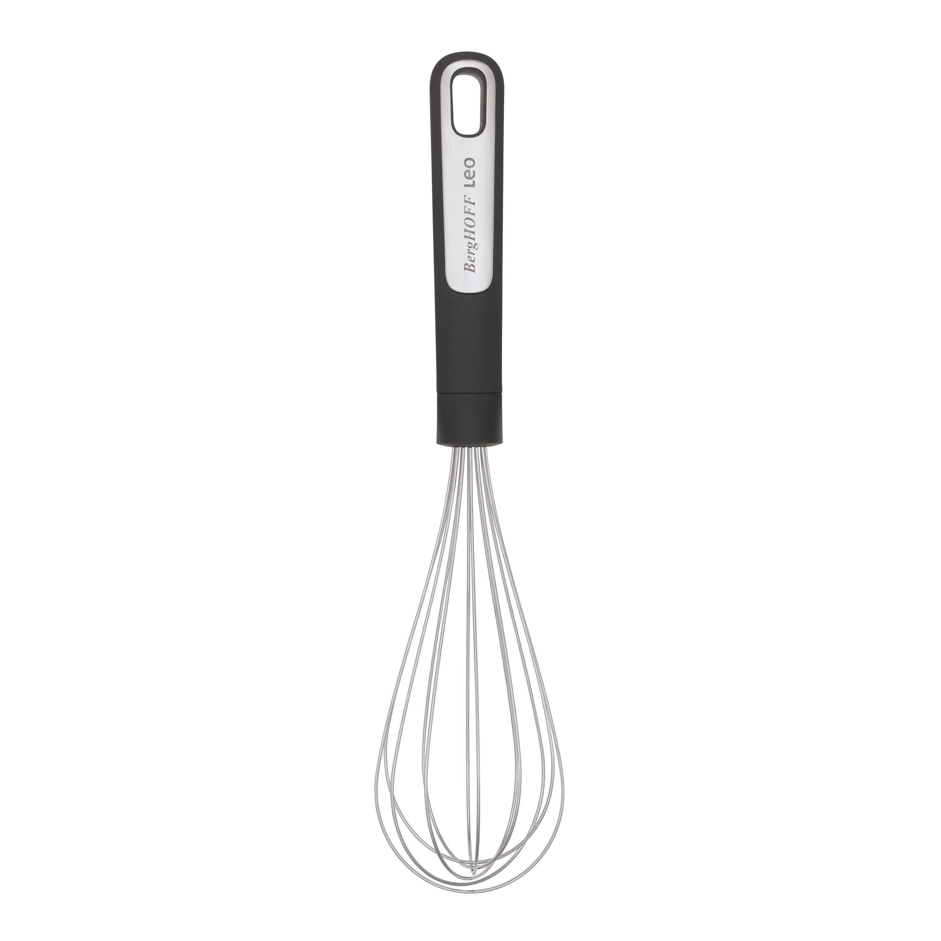 BergHOFF Whisk - Graphite Series with Silicone Edge and Recycled Handle for Non-Stick Safety