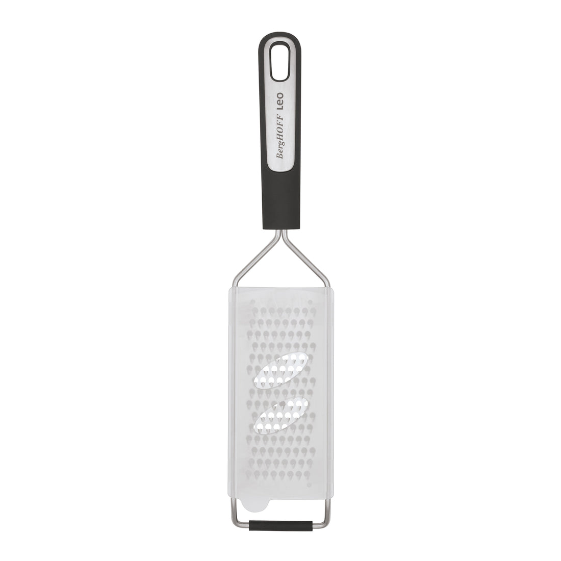 BergHOFF Hand Grater - Graphite Series with Sharp Stainless Steel Blade and Non-Slip Base