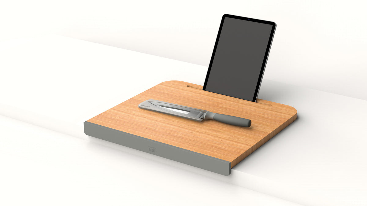 Balance bambuleikkuulauta tablettitelineellä 45 × 41 cm – 5