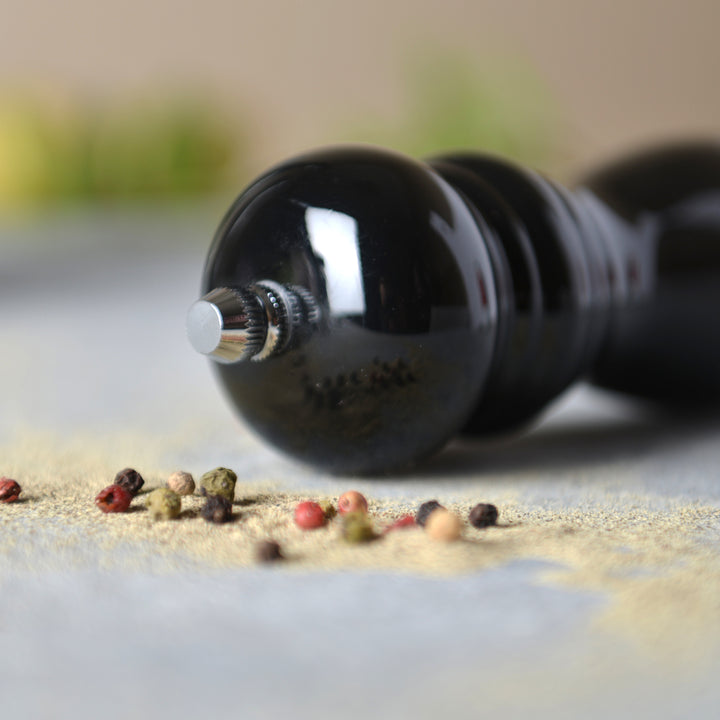 BergHOFF 26.5cm Pepper Mill - Large Wooden Mill with Adjustable Ceramic Grinder