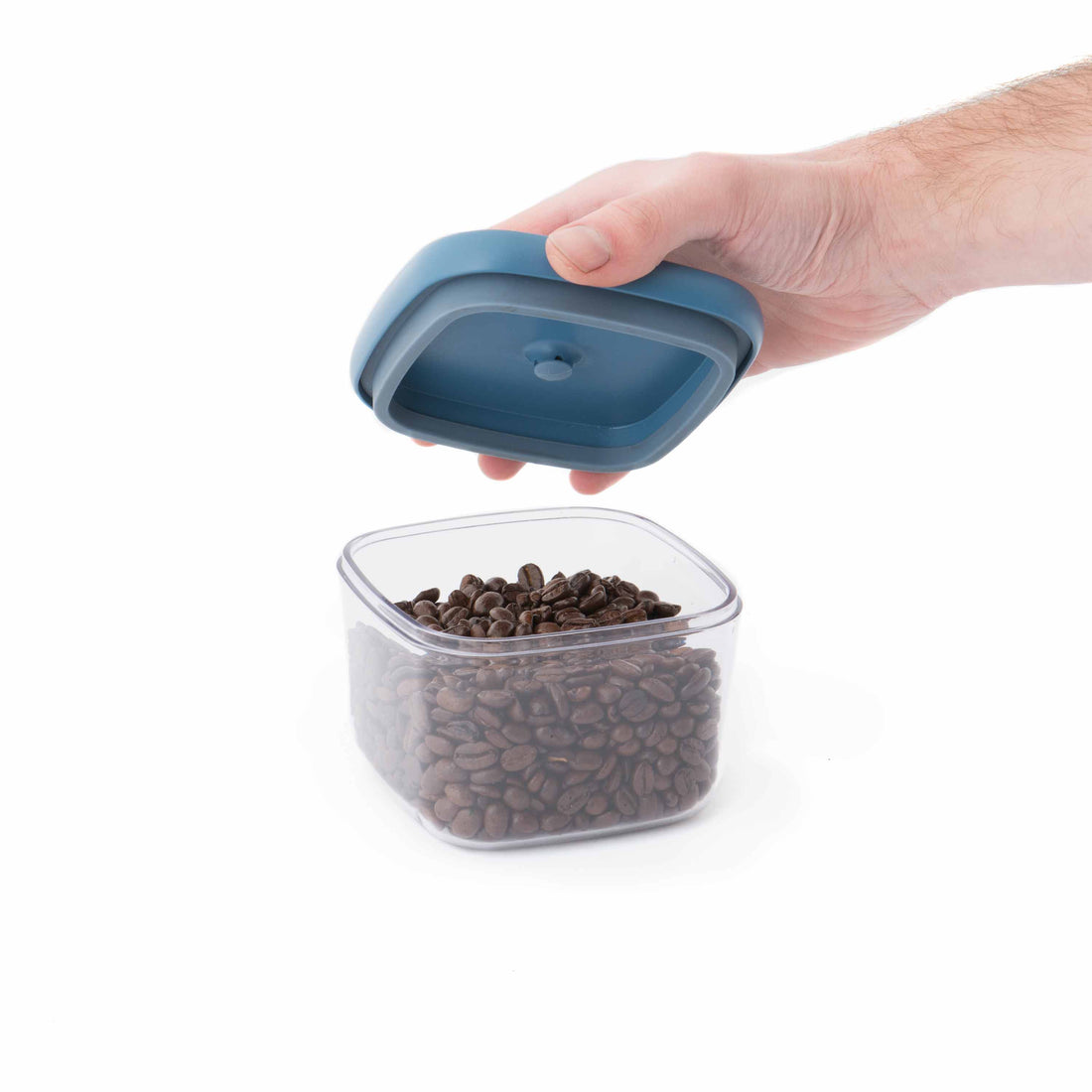 BergHOFF 4-Piece Vacuum Food Container Set - Stackable Airtight Storage with Easy Pump for Freshness