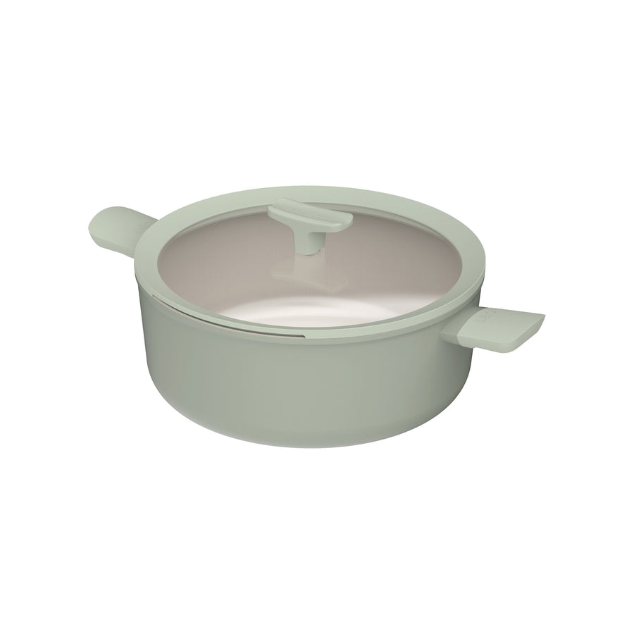 Balance tarttumaton kannellinen kattila 28 cm, Sage