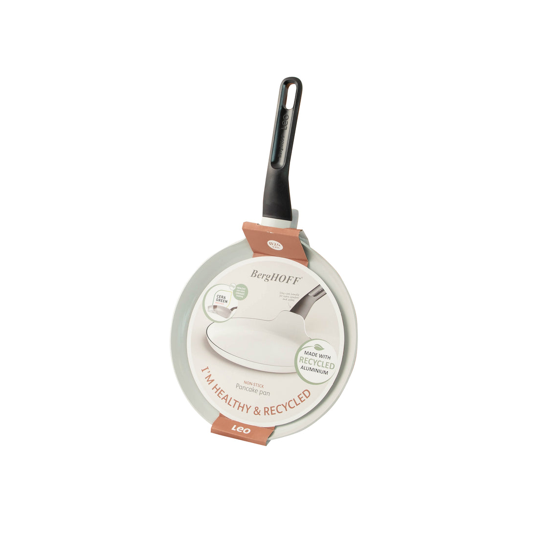 BergHOFF 24cm Pancake Pan - Glints Spirit Series with Non-Stick Coating & Recycled Aluminium Body