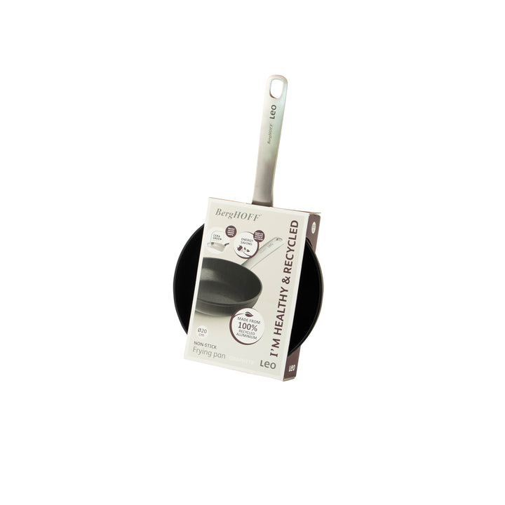 BergHOFF 20cm Frying Pan - Graphite Series with Ceramic Non-Stick & Recycled Aluminium Body