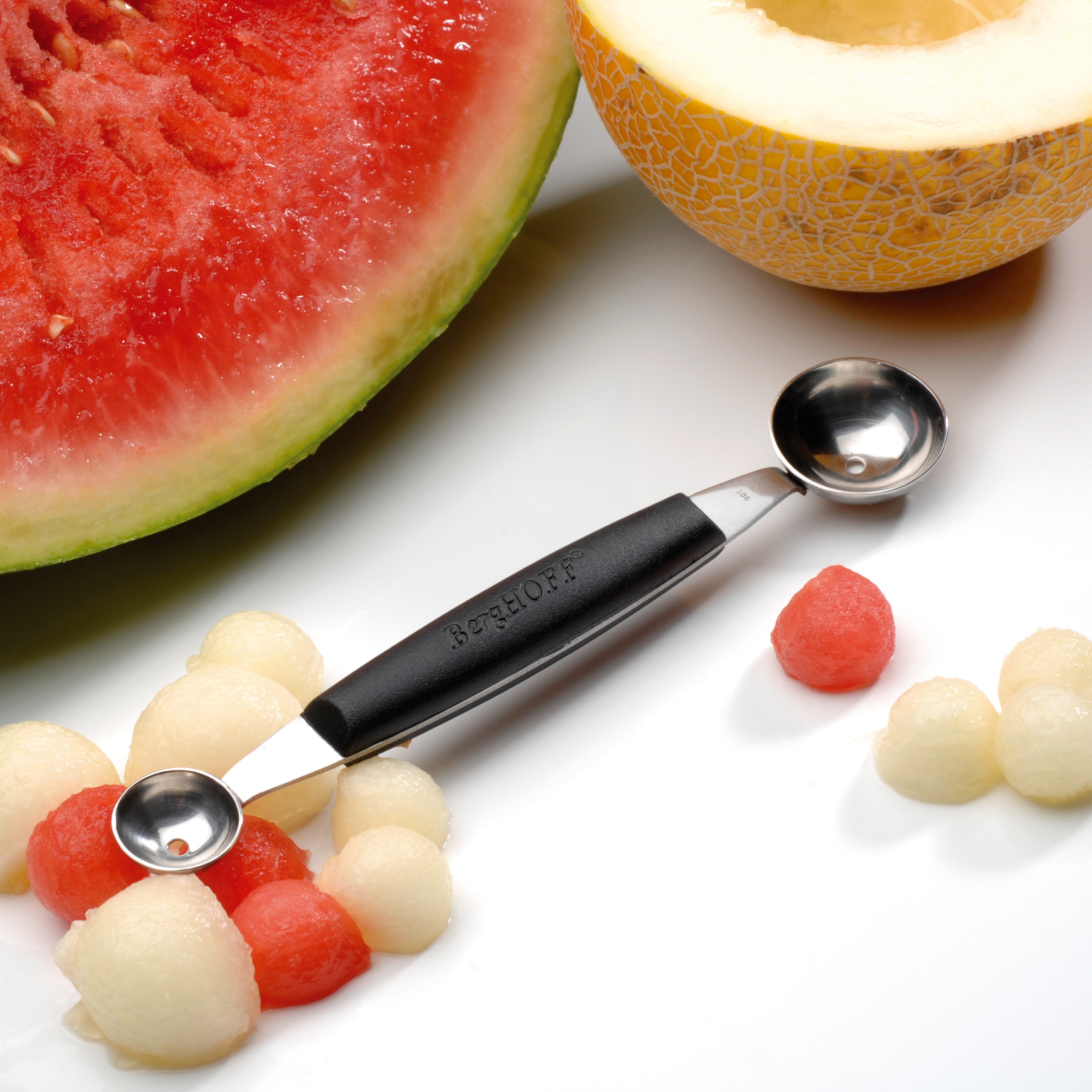 BergHOFF 8-pc Garnishing Set - Stainless Steel Tools in Folding Nylon Bag for Decorative Prep