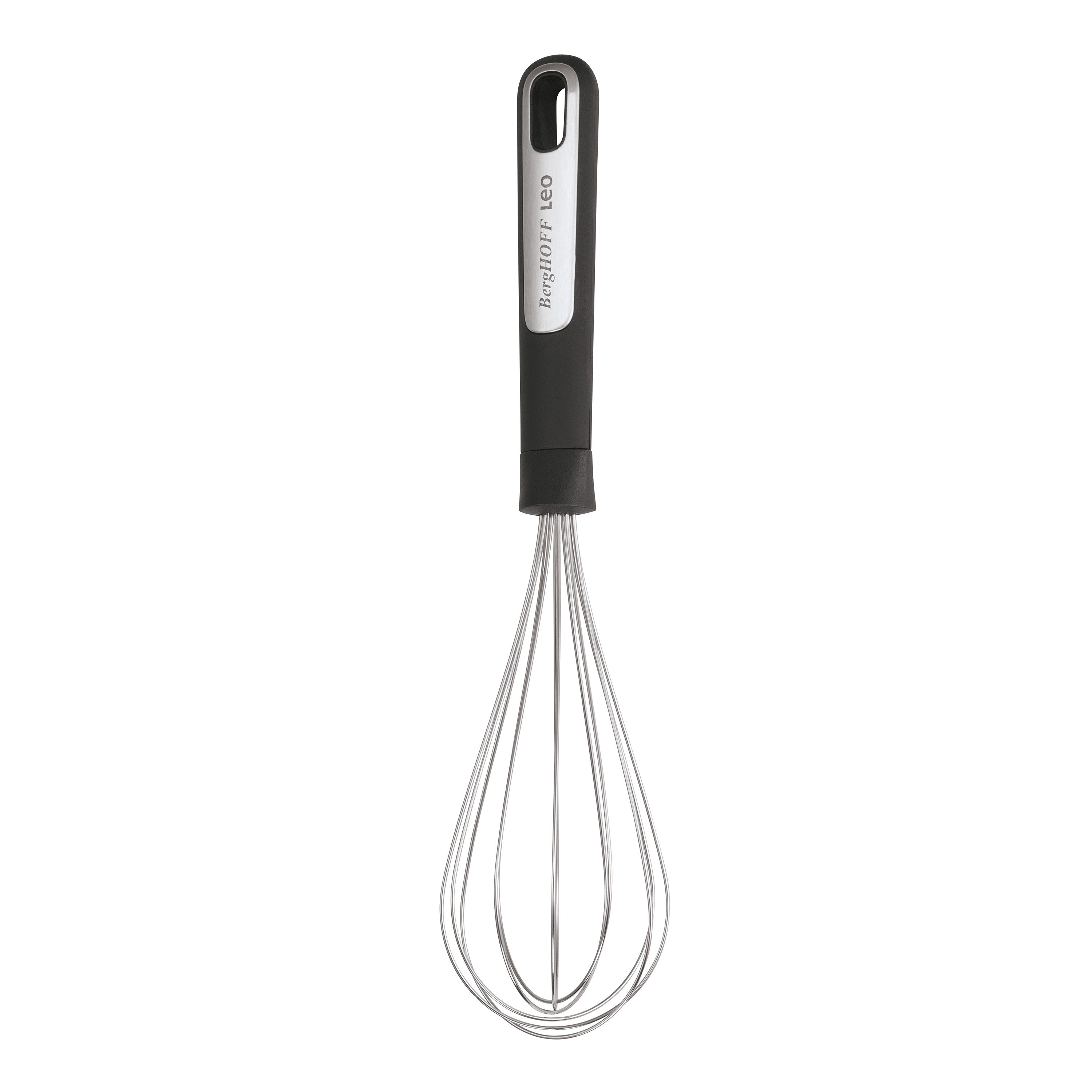 BergHOFF Whisk - Graphite Series with Silicone Edge and Recycled Handle for Non-Stick Safety