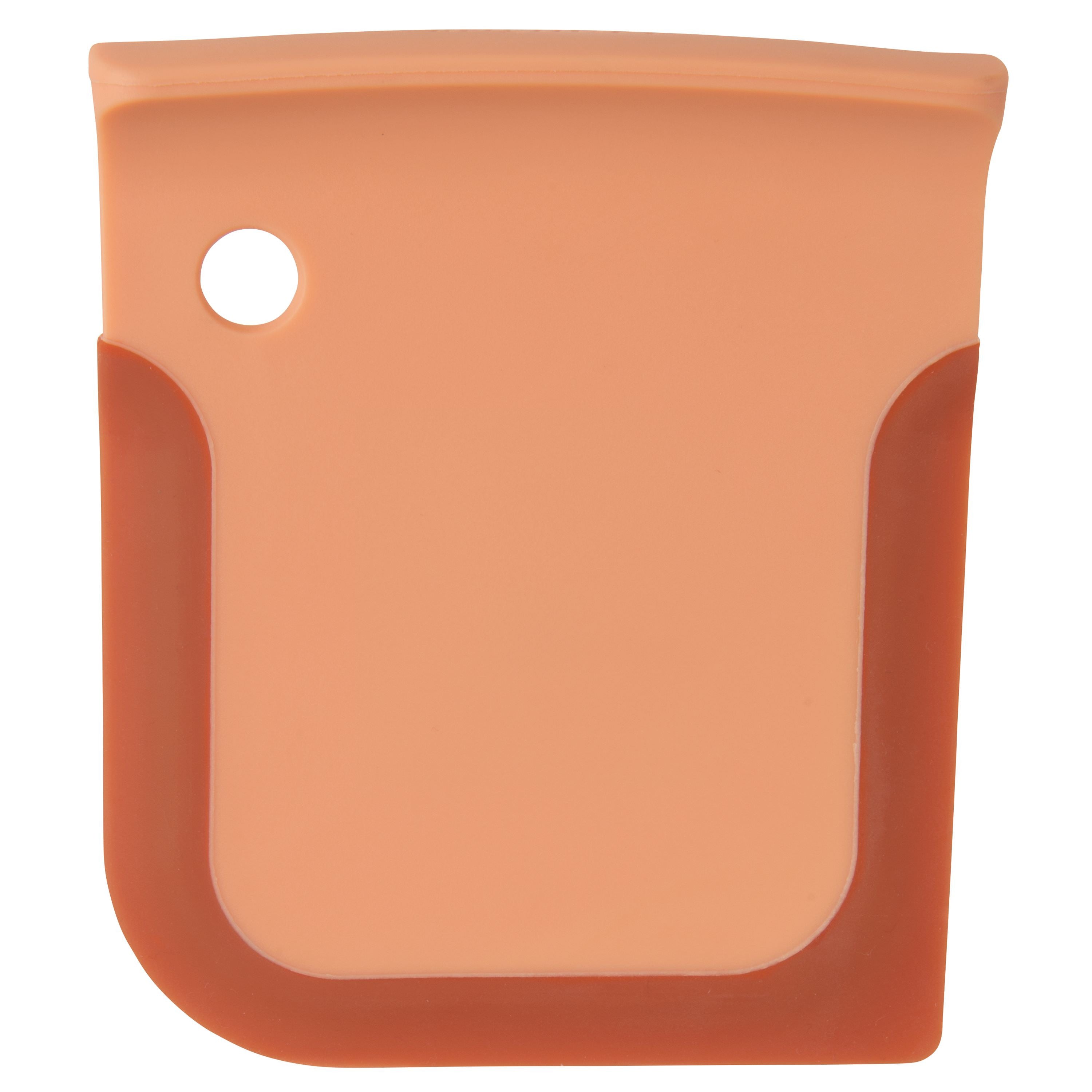 BergHOFF Leo Dough Scraper - Flexible Silicone with Curved and Straight Edges for Mixing, Cutting and Icing