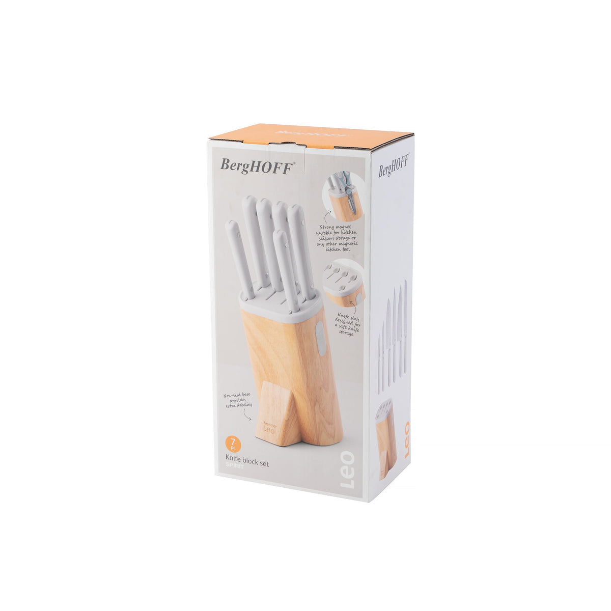Glints 7-Piece Knife Block Set, Spirit – 15