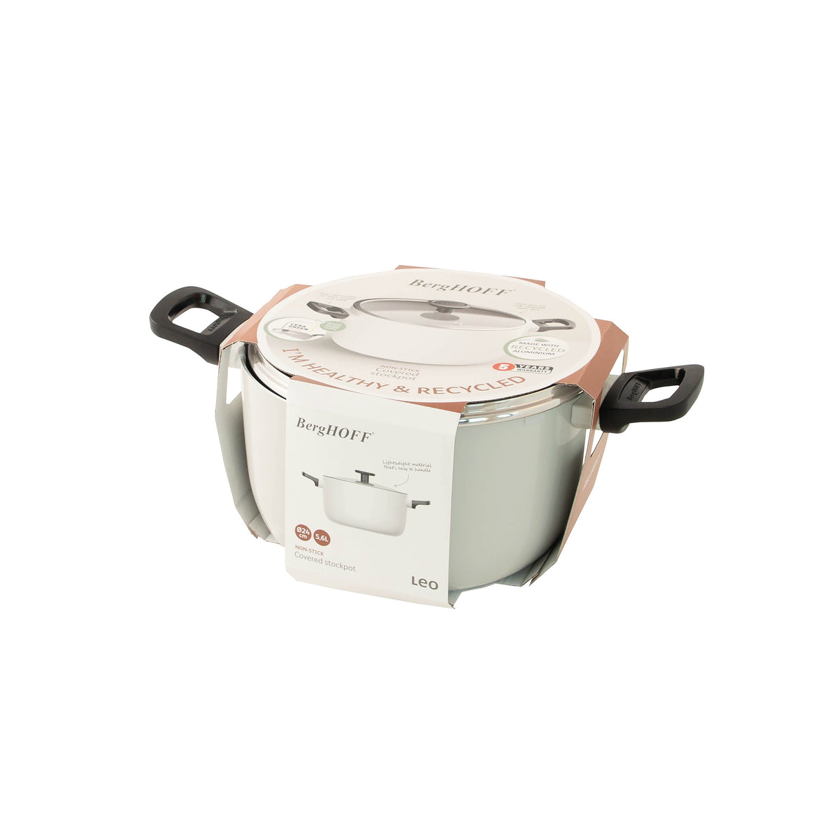 Glints tarttumaton kannellinen kattila 24 cm, Spirit – 6